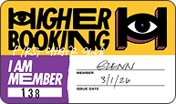 example of a First Chair Club membership card