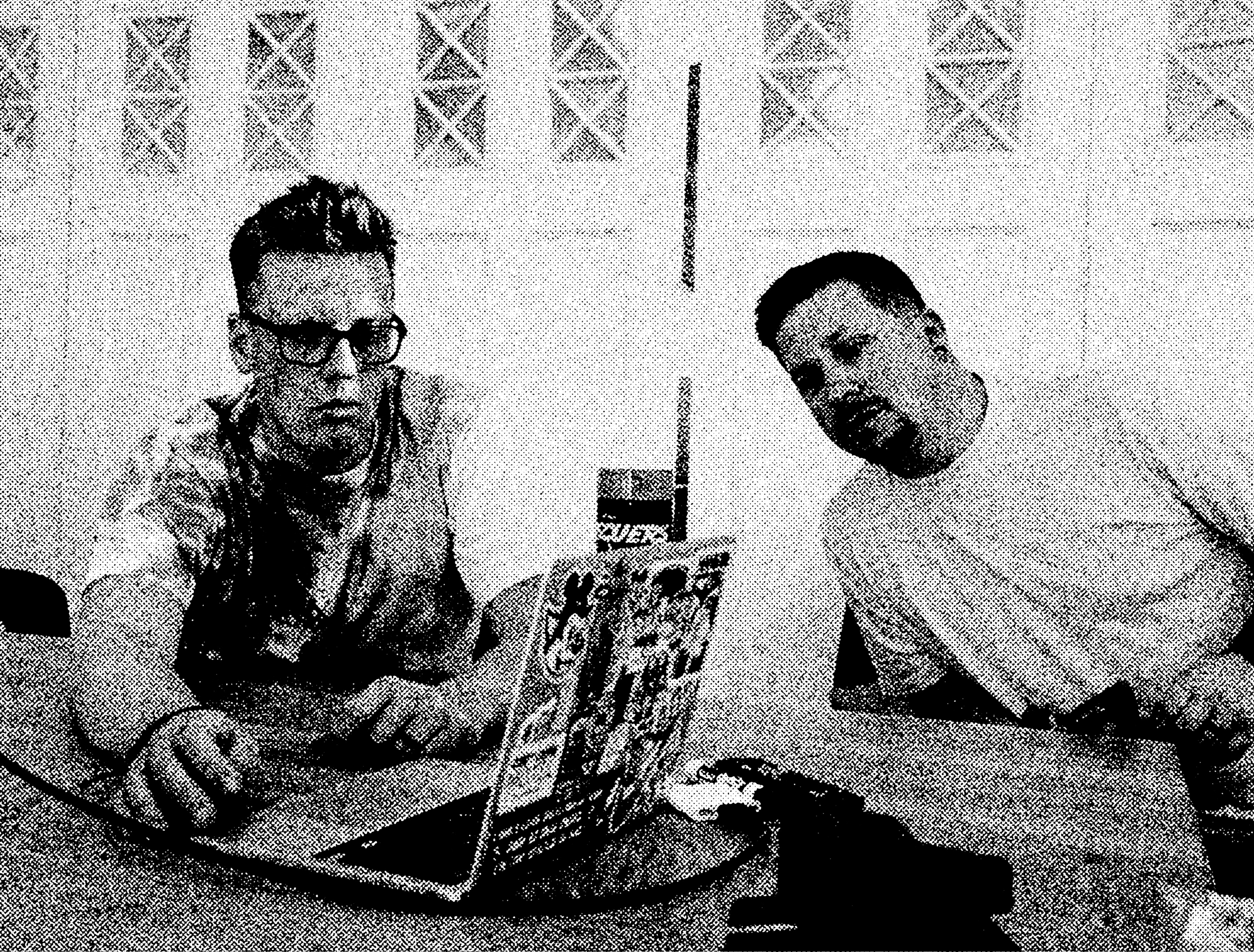 Chap and Nick at our annual meeting